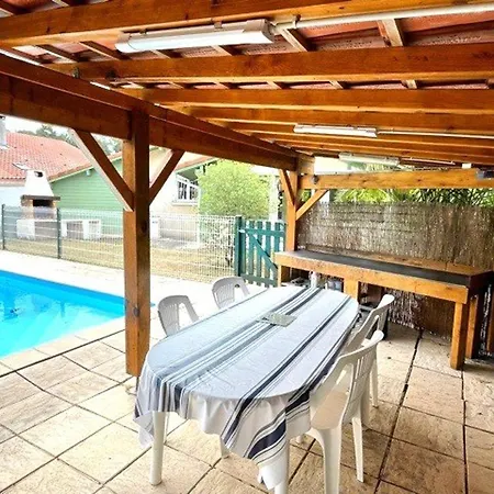 Spacieuse Avec Piscine Pour 8 Pers A - Fr-1-379-133 * Soustons